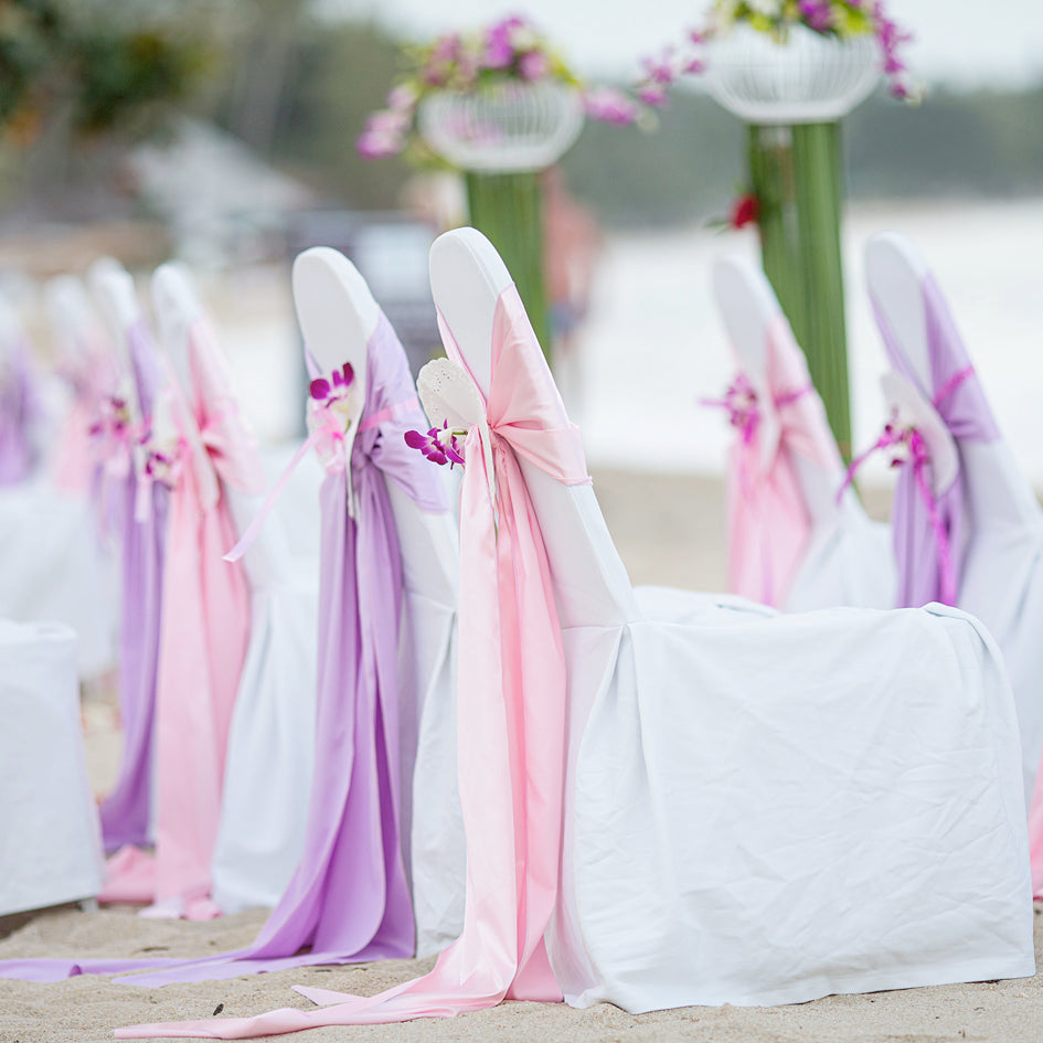 Wholesale Wedding Chair Sashes - Colourful Chair Bows