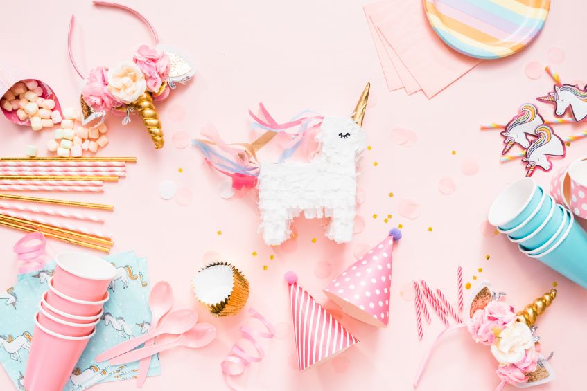 Unicorn Party Supplies Birthday Decorations, Baby Unicorn Party Favors and  More