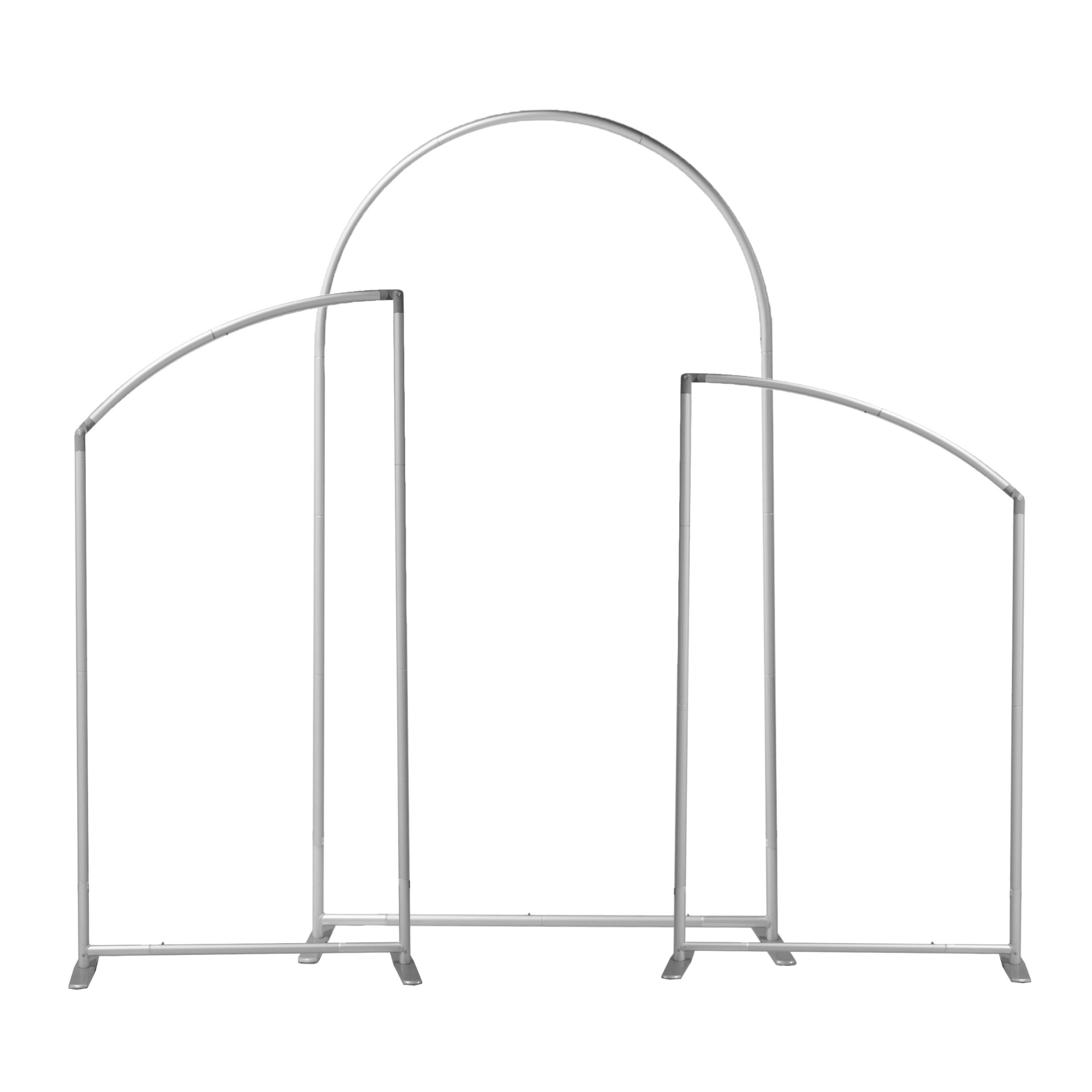 Heavy Duty Trio Arch Backdrop Frame Stands 3pc/set