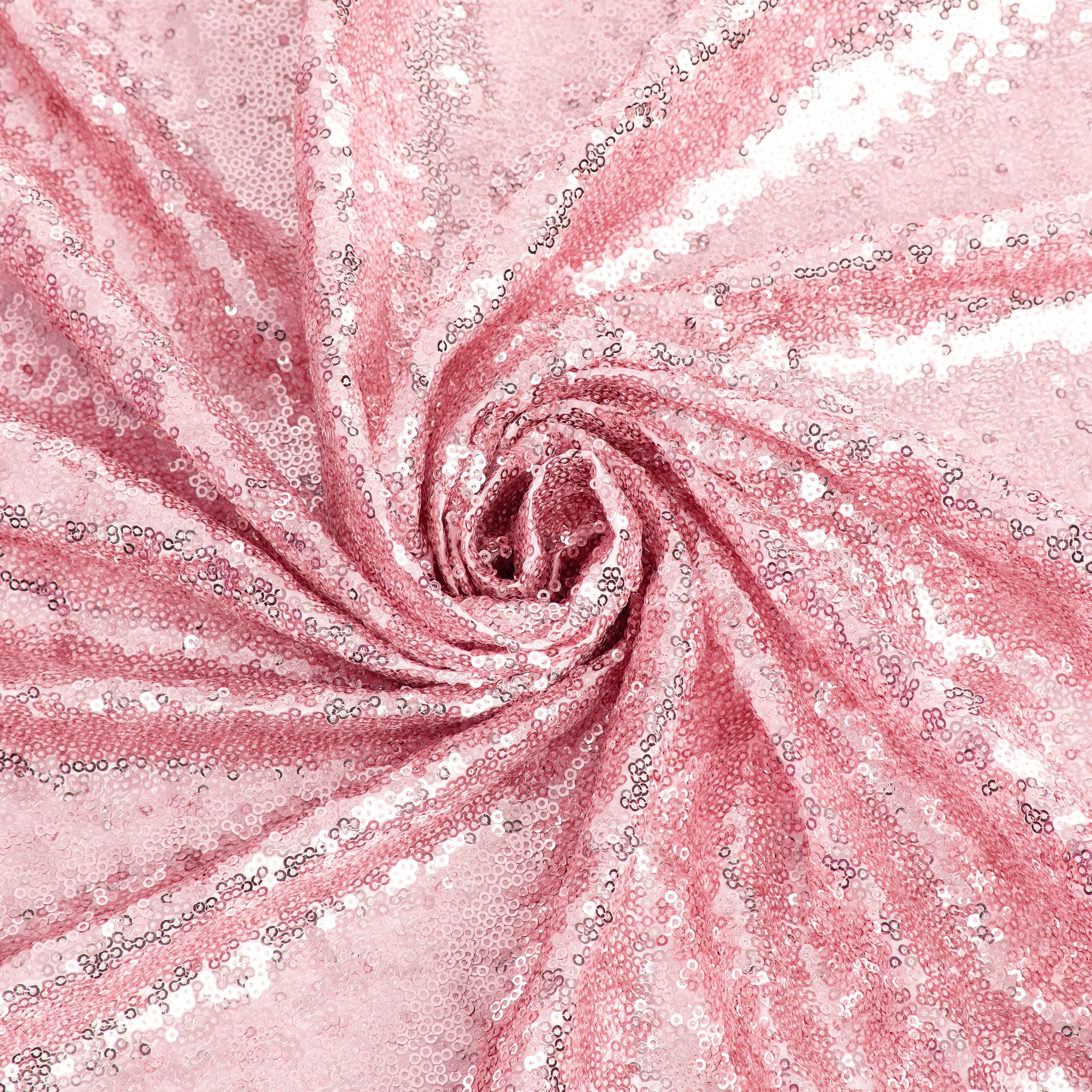 10 yards GLITZ Sequins Fabric Bolt - Pink– CV Linens