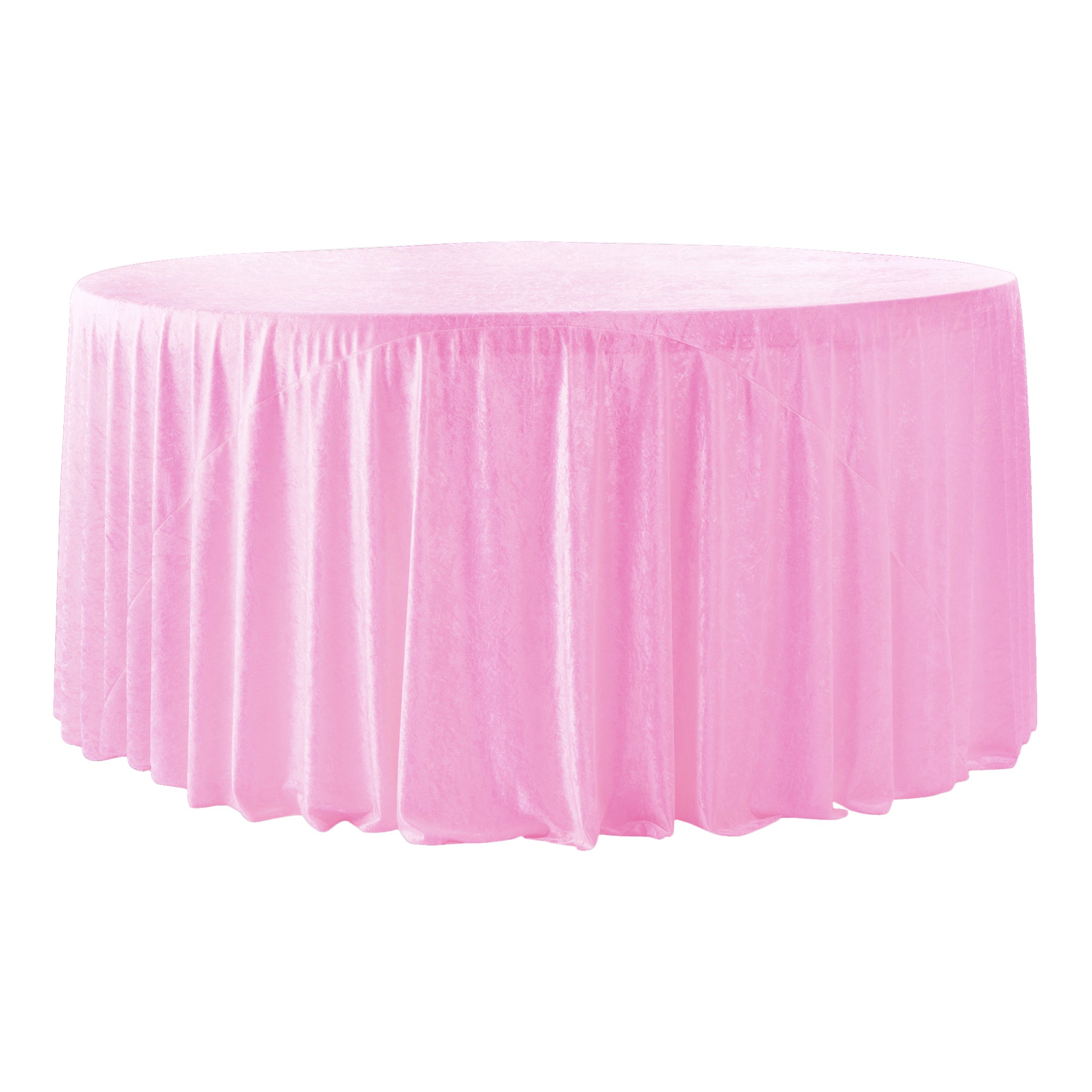 Velvet 132 Round Tablecloth - Coral