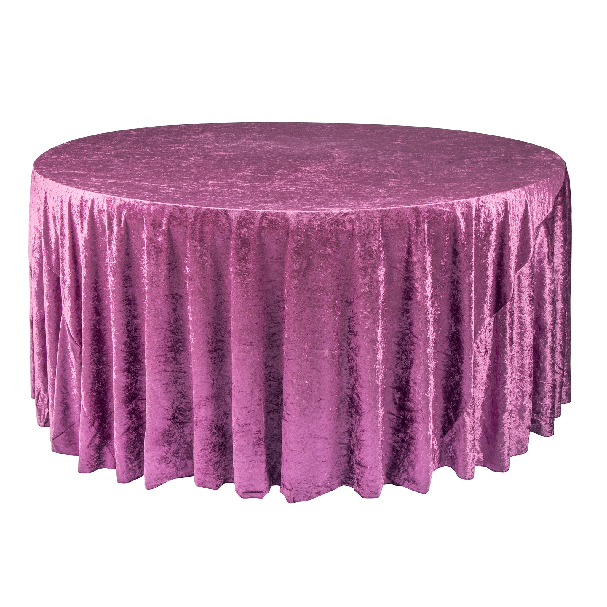 Velvet 132 Round Tablecloth - Coral