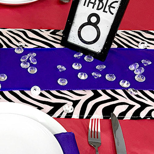 $20 Tablescape: Zebra & Guava