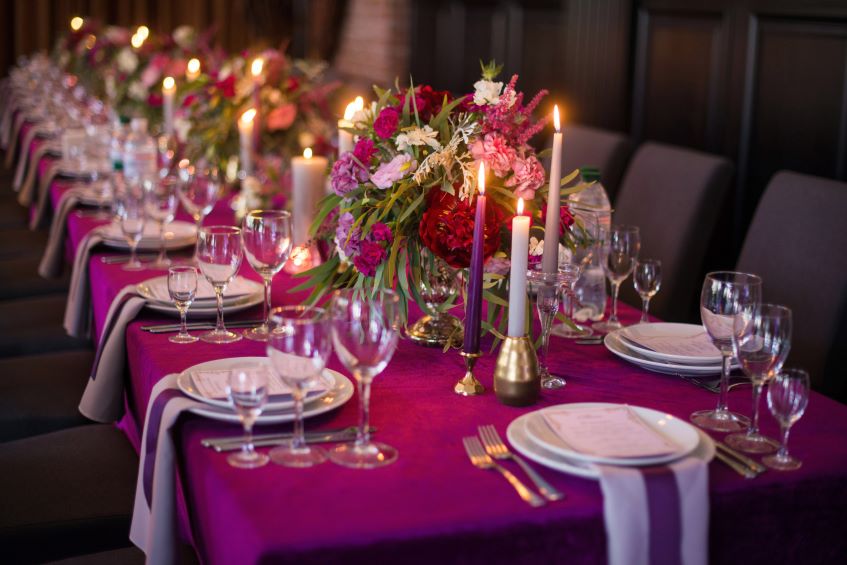 Elegant Elegance: Embracing the Magic of Magenta Weddings– CV Linens