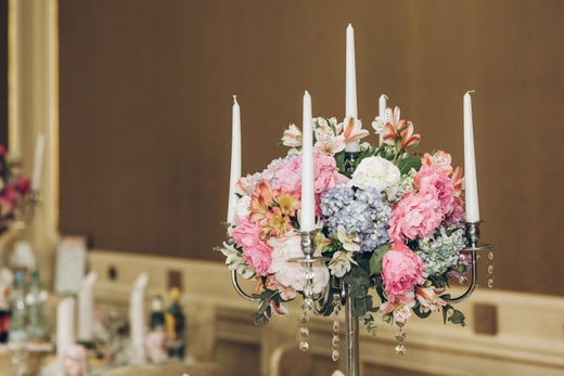 wedding candelabras centerpiece