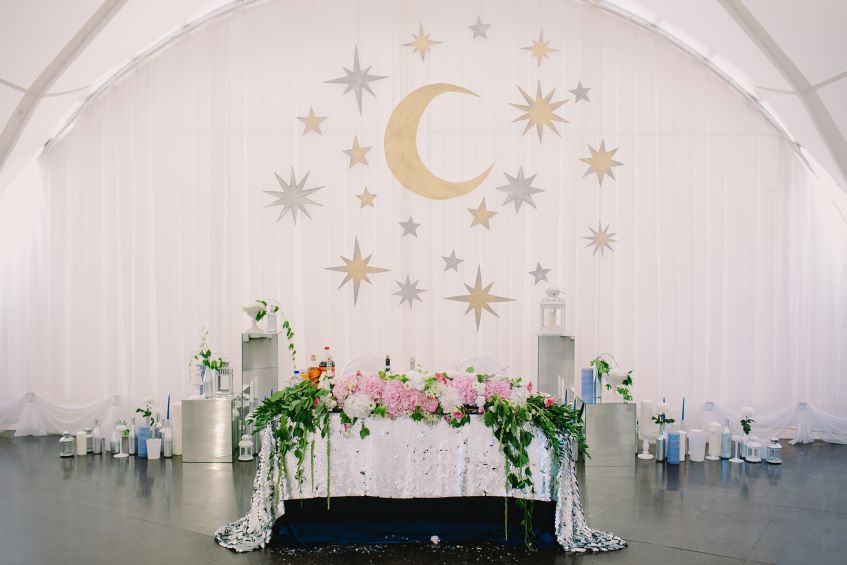 moon and star wedding