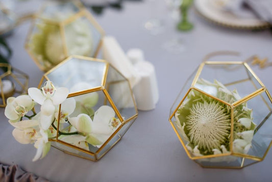 newly weds reception table