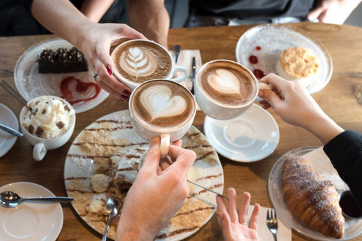 desserts and coffee