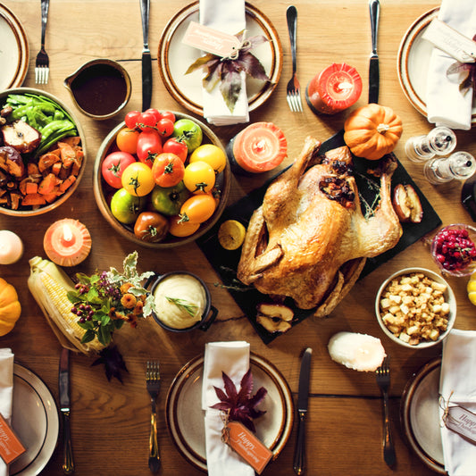 Fall Tablescape Set Up - CV Linens