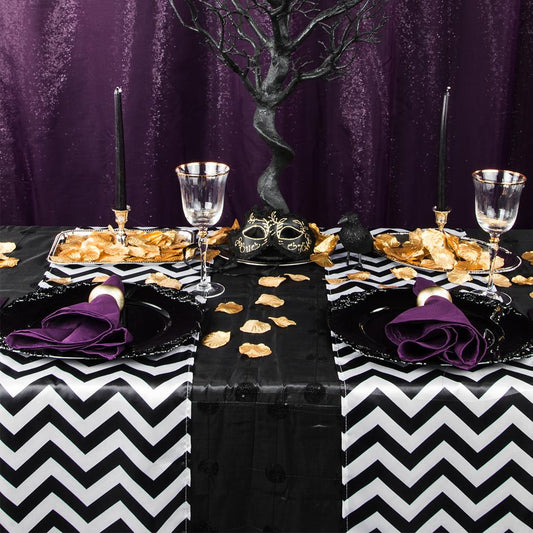 halloween dinner table