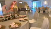 white tablecloth decors