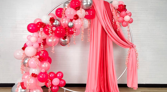 pink party decor