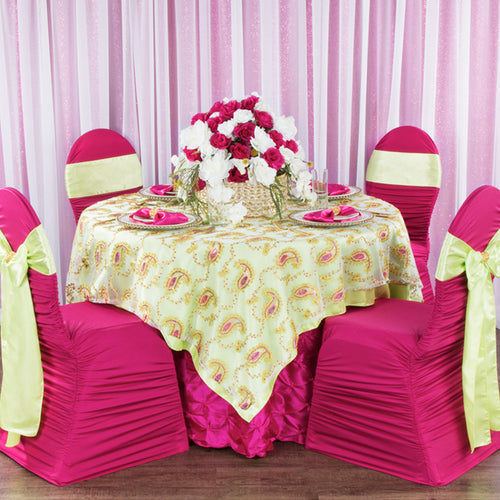 Fuchsia and Apple Green Kid's Party Decor - CV Linens