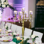 Crystal Wedding Centerpieces - CV Linens