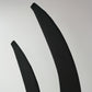 2pc Spandex Curved Arch Backdrop Cover - Black