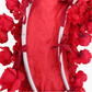 Floral 3D Backdrop for Open Heart Stand - Red