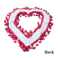 Floral 3D Backdrop for Open Heart Stand - Fuchsia