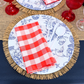 4 pc/set Fringed Edge Woven 15" Placemats