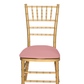 5 pcs/pk Spandex Chiavari Seat Pad Cover - Dusty Rose/Mauve