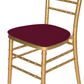 5 pcs/pk Spandex Chiavari Seat Pad Cover - Burgundy - CV Linens