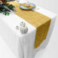 Flurries 90"x132" Rectangular Tablecloth - White