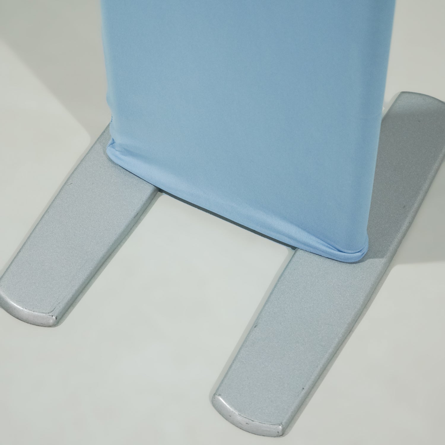 Open Center Spandex Arch Cover - Baby Blue