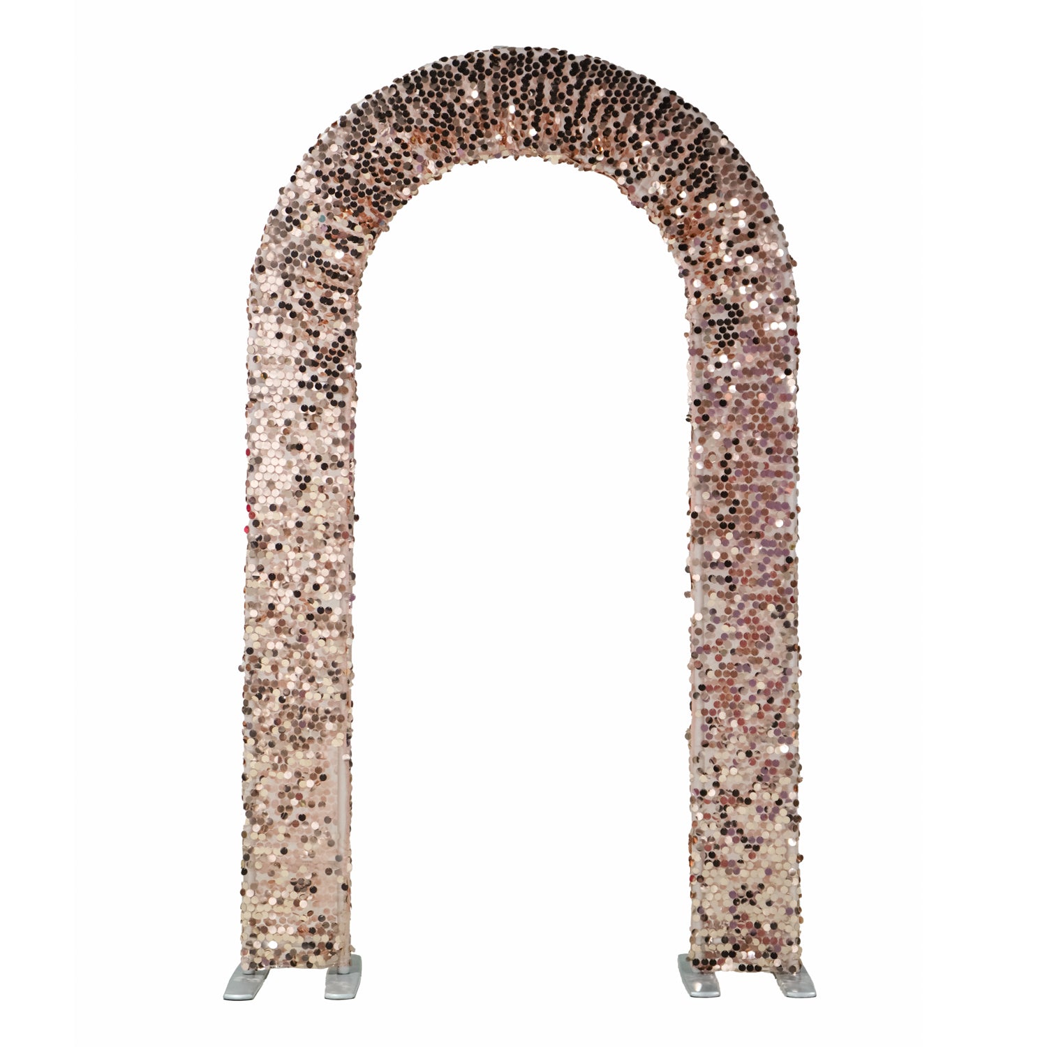 Payette Sequin Open Center Arch Cover - Blush/Rose Gold