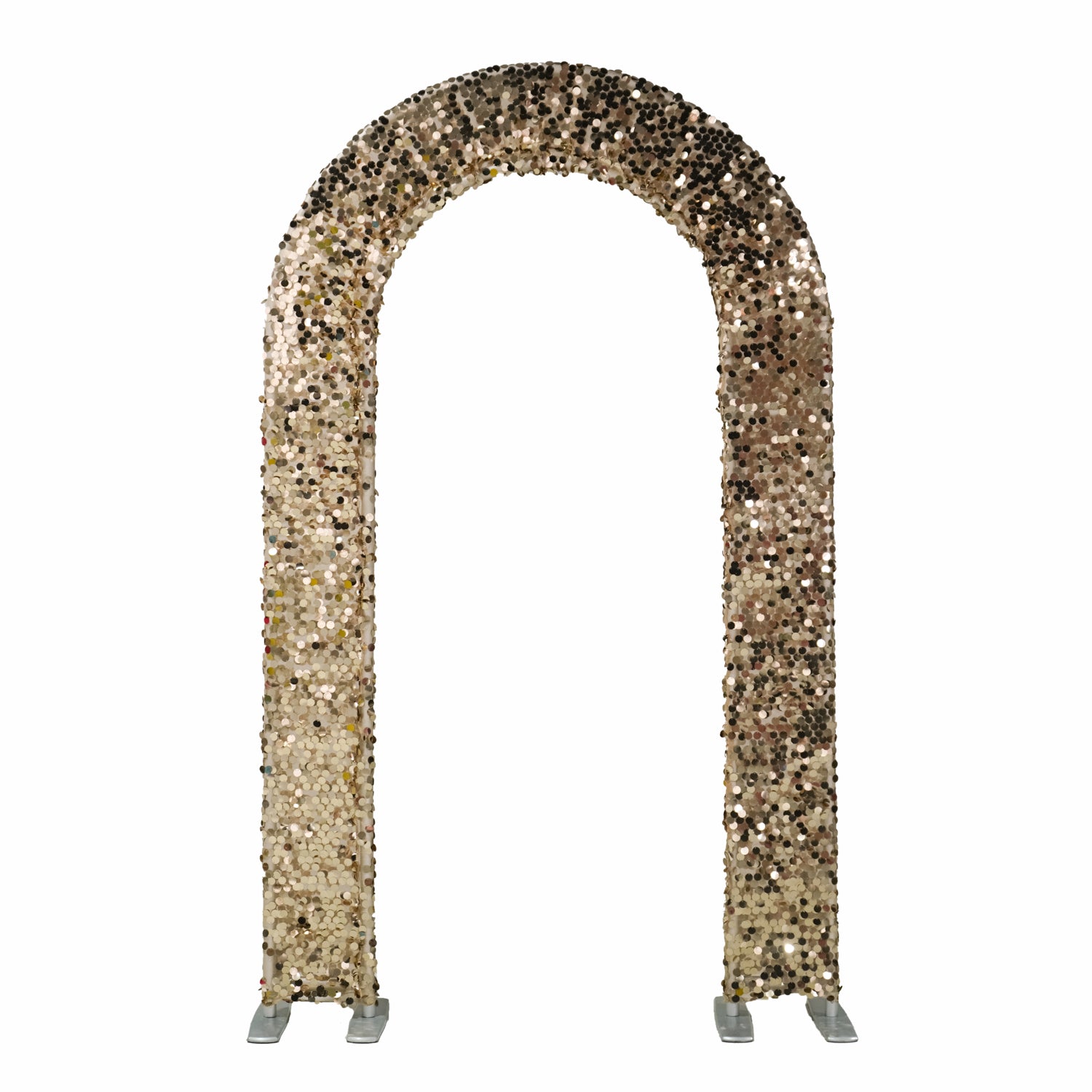 Payette Sequin Open Center Arch Cover - Champagne - CV Linens