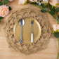 Petal Edge Acrylic Charger Plate - Gold