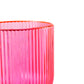 Pink Acrylic 11oz Wine Goblets Ripple Design (6 pcs/pk) - CV Linens