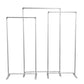 3 pc/set Heavy Duty Rectangular Backdrop Frame Stands - Silver