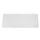 Flurries 90"x132" Rectangular Tablecloth - White