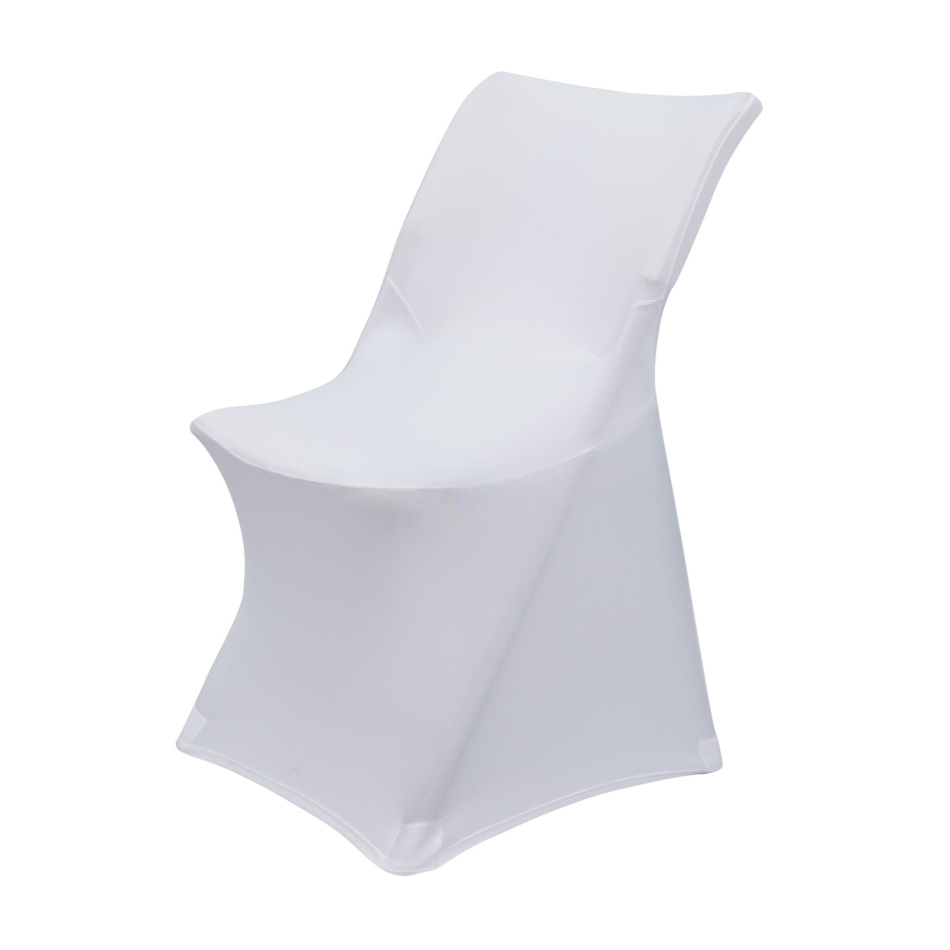 Classic Lifetime Spandex Folding Chair Cover - White