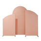 Spandex Arch Covers for Heavy Duty Chiara Frame Backdrop 3pc/set - Blush/Rose Gold