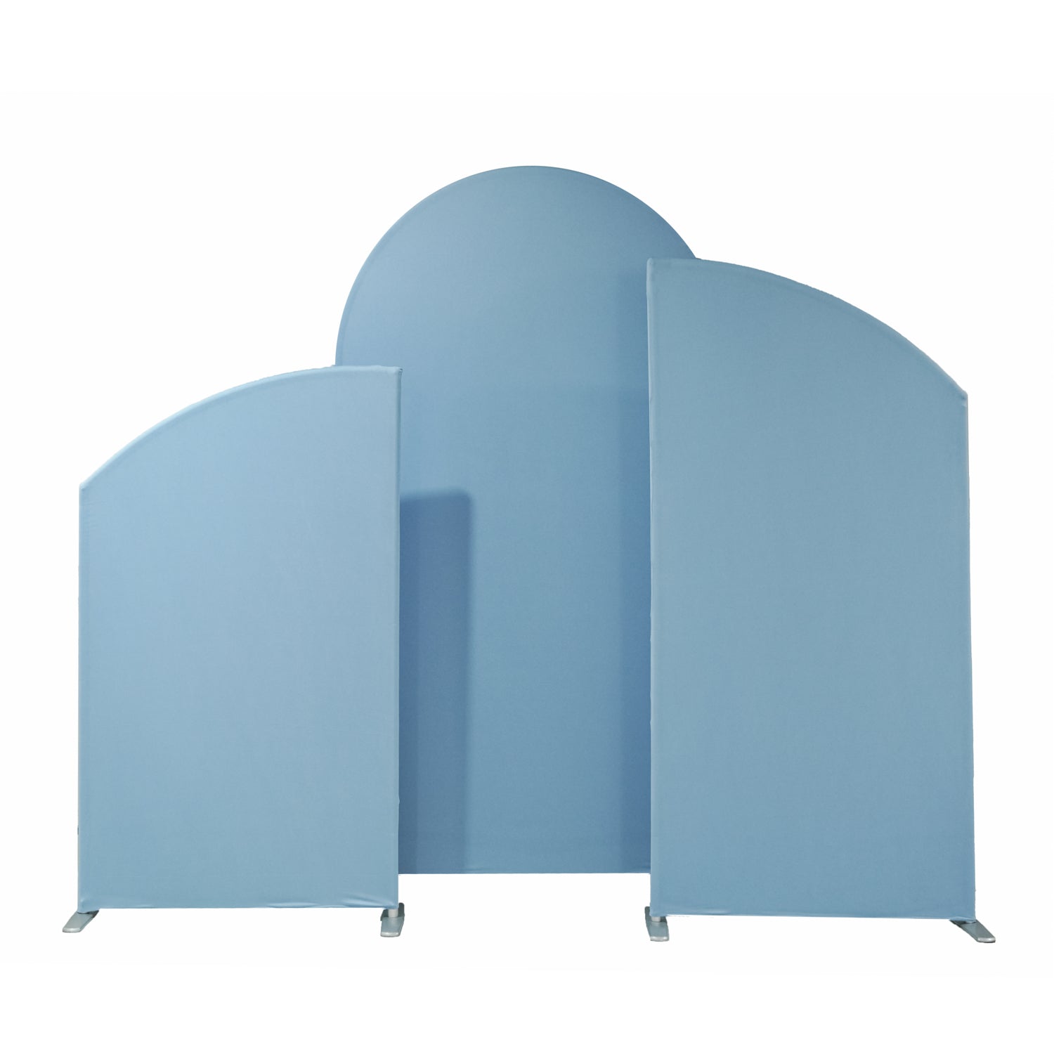 Spandex Arch Covers for Heavy Duty Chiara Frame Backdrop 3pc/set - Baby Blue