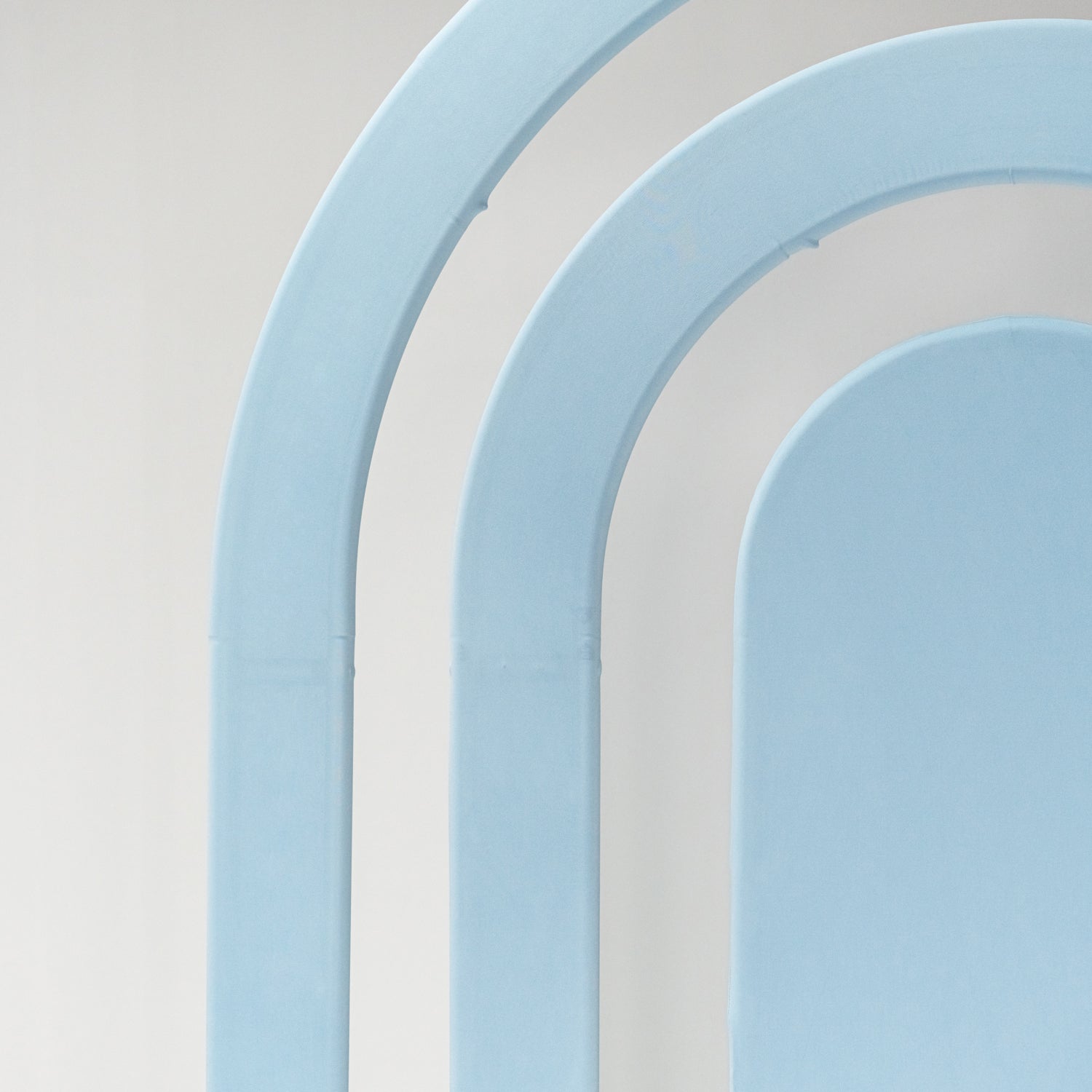 Spandex Cover for Rainbow Multi-Tier Arch (3 pc/set) - Baby Blue