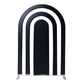 Spandex Cover for Rainbow Multi-Tier Arch (3 pc/set) - Black