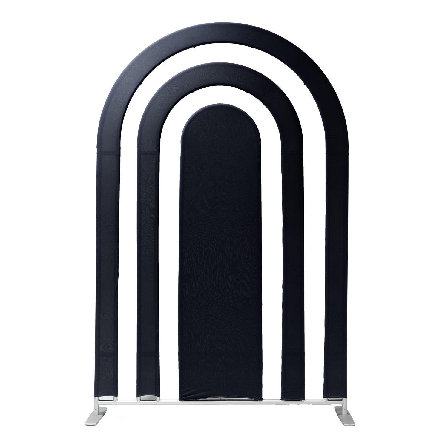 Spandex Cover for Rainbow Multi-Tier Arch (3 pc/set) - Black