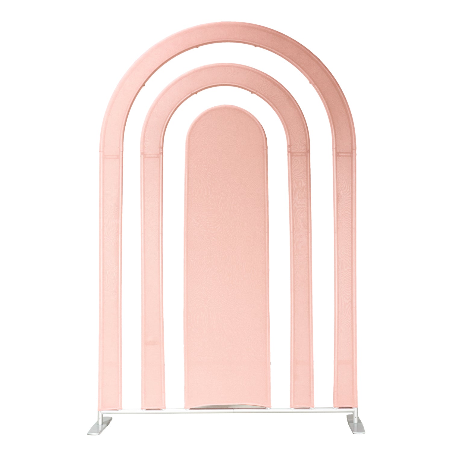 Spandex Cover for Rainbow Multi-Tier Arch (3 pc/set) - Blush/Rose Gold