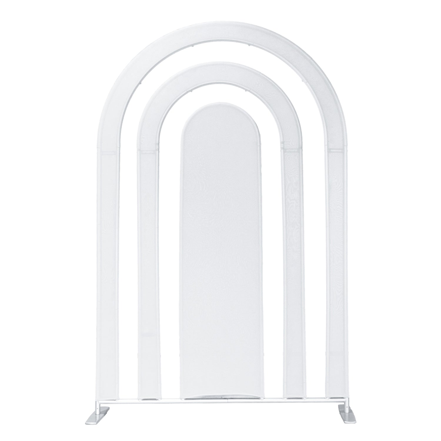 Spandex Cover for Rainbow Multi-Tier Arch (3 pc/set) - White