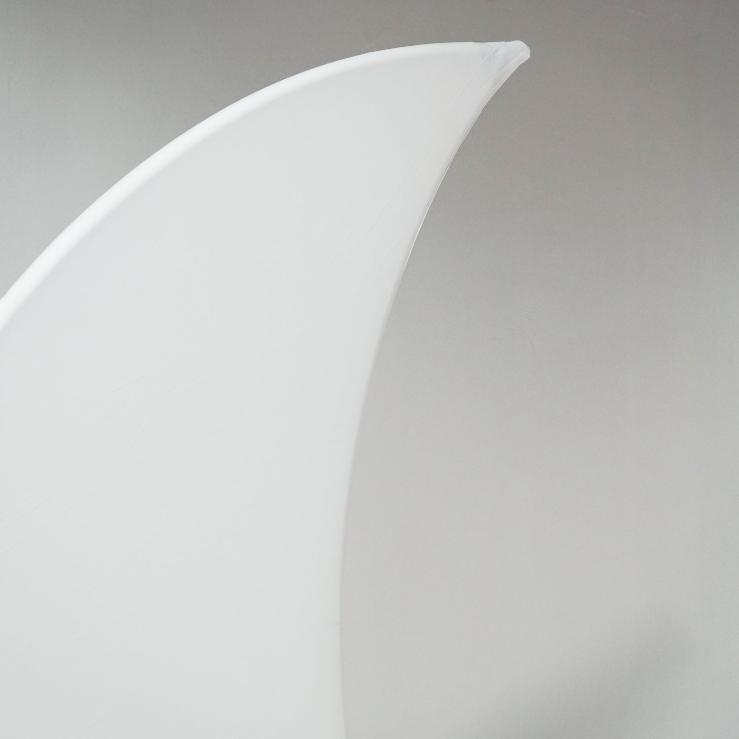 Spandex Crescent Moon Arch Cover - White