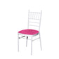 5 pcs/pk Velvet Spandex Chiavari Seat Pad Cover - Fuchsia