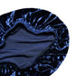 CV Linens 5 pcs/pk Velvet Spandex Chiavari Seat Pad Cover - Navy Blue