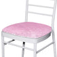 CV Linens 5 pcs/pk Velvet Spandex Chiavari Seat Pad Cover - Pink