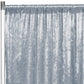 Velvet 16ft H x 52" W Drape/Backdrop Curtain Panel - Dusty Blue