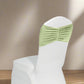 sage velvet chair sash band