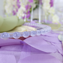 Acrylic Beaded Round Charger Plates 13” Clear - CV Linens™