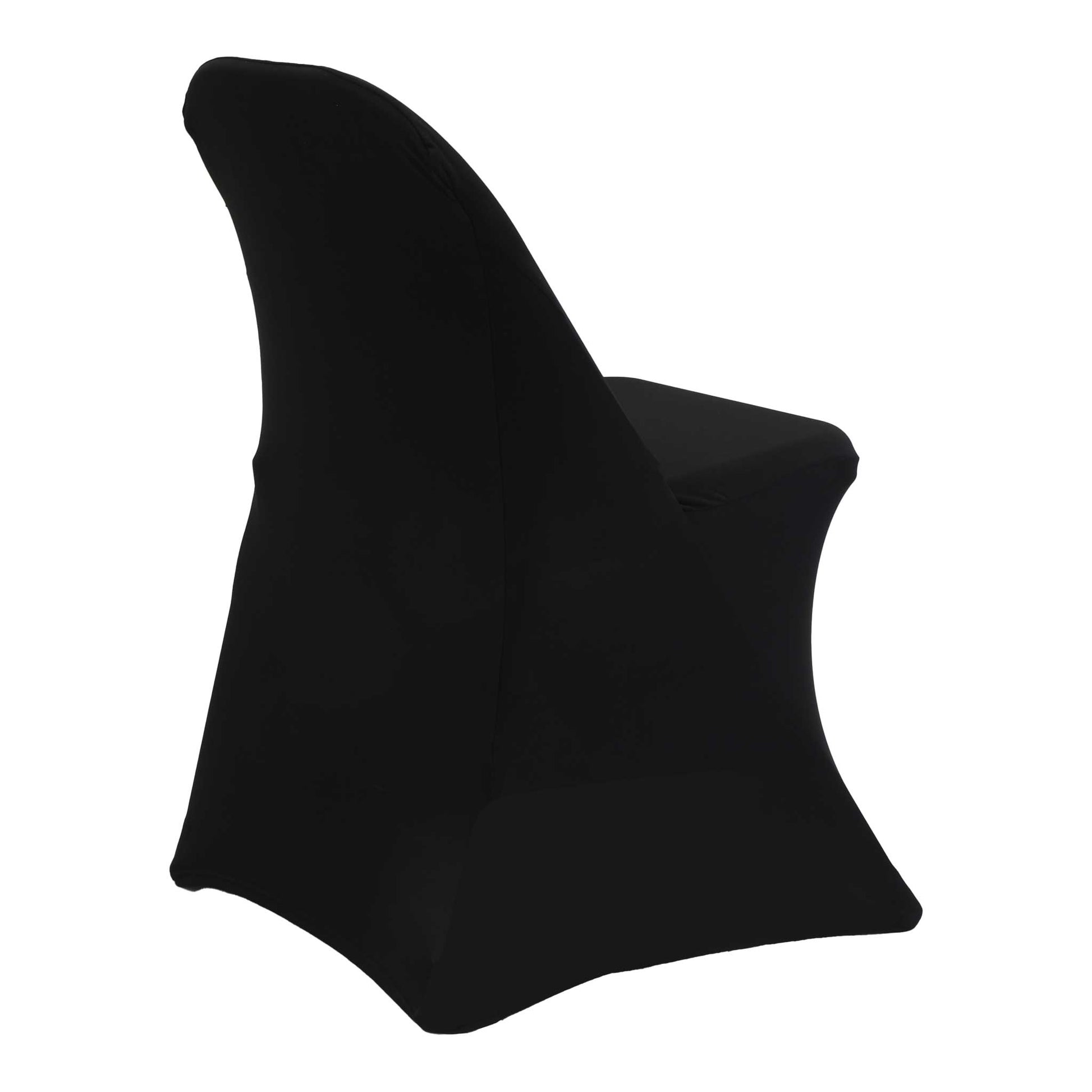 Black Lifetime Folding Spandex Chair Covers, Stretch Lycra Lifetime Folding  Chair Cover
