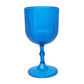 Blue Acrylic 11oz Wine Goblets Ripple Design (6 pcs/pk)