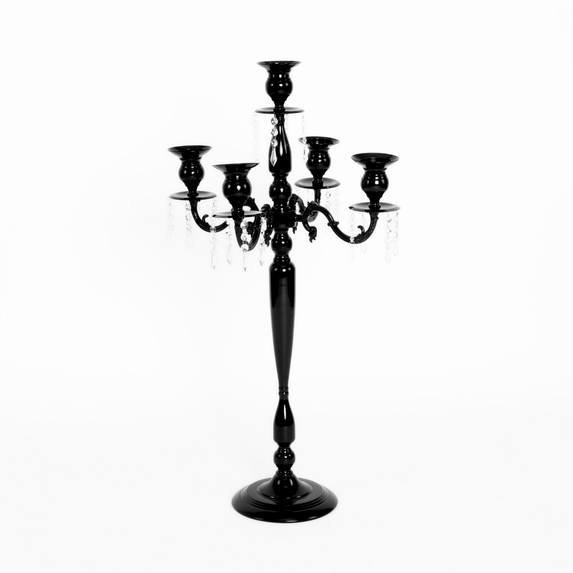 36" Candelabra Tabletop Centerpiece - Black